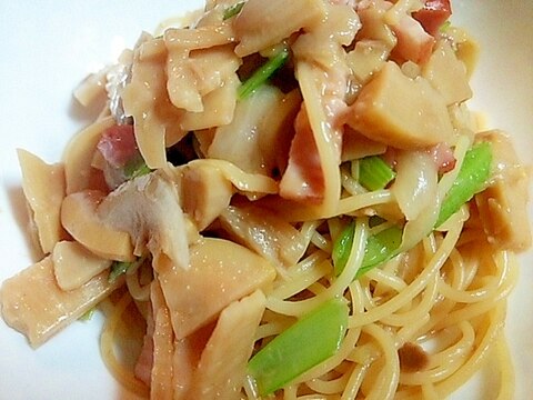 旬の筍メニュー！　筍のツナ煮でスパゲッテー！